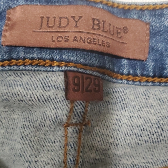 Judy Blue Straight Leg Jeans in Classic Blue - Picture 7 of 14